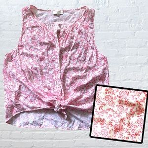 Like 🆕 Loft Outlet button down tie detail blouse